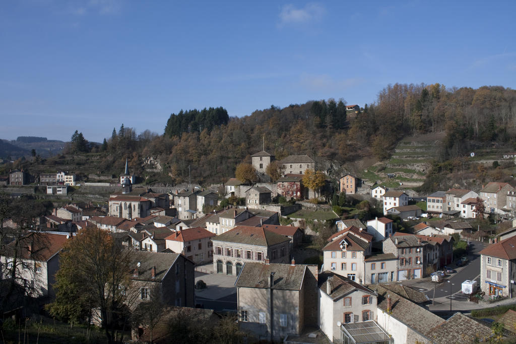 Chateau De Chantelauze Olliergues Bagian luar foto