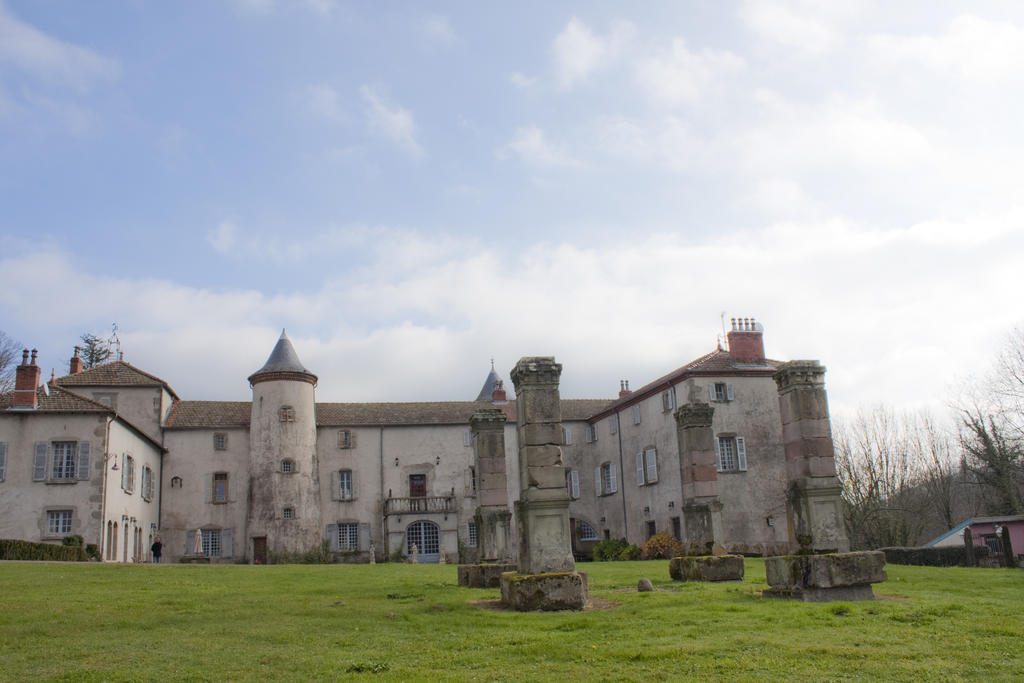 Chateau De Chantelauze Olliergues Bagian luar foto